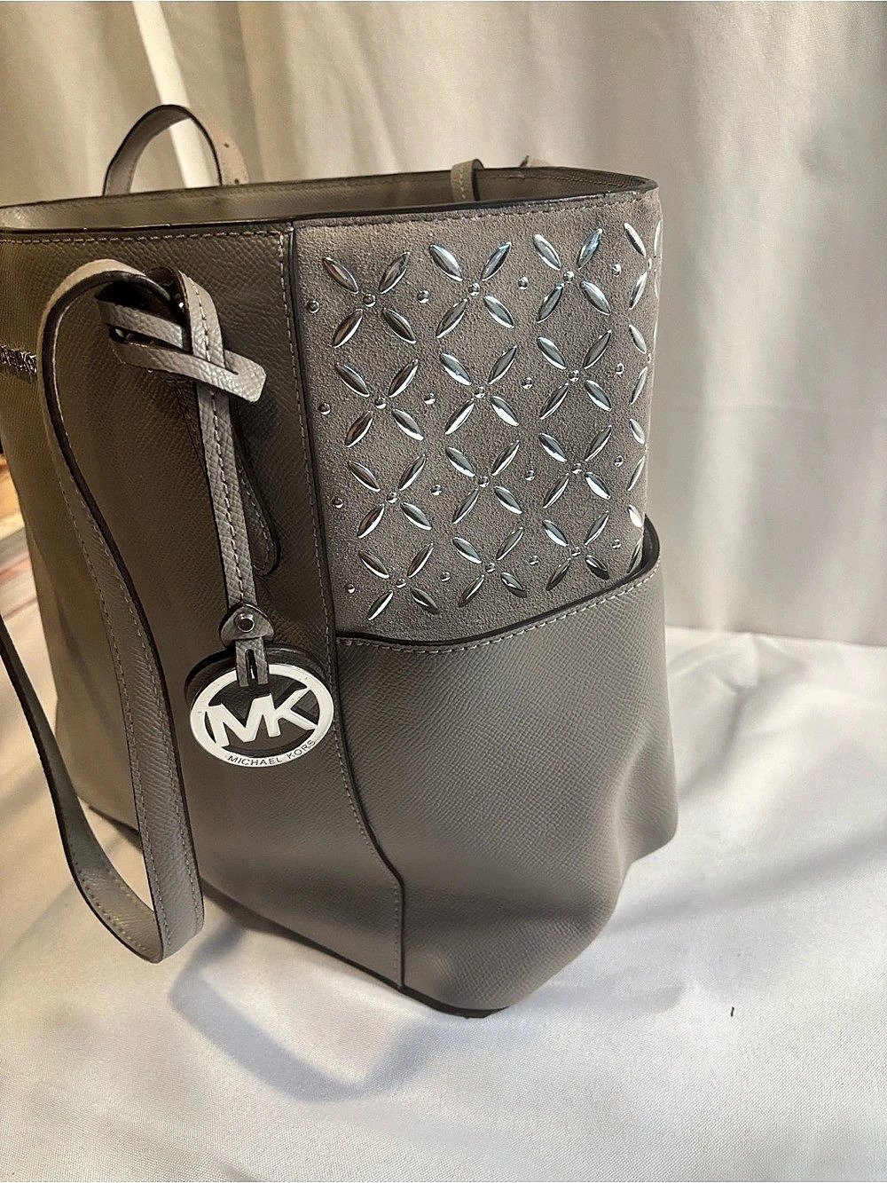 Michael Kors Gray Tote Bag Like New